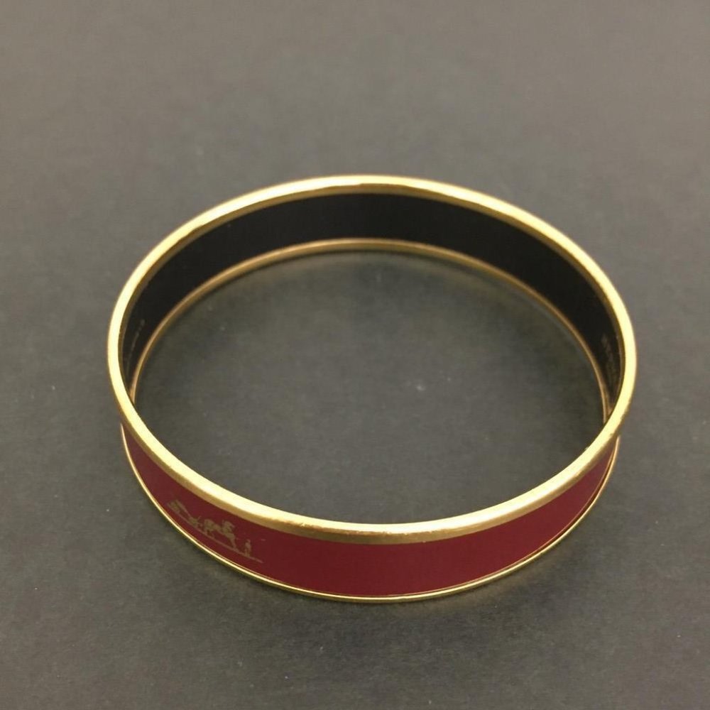 HERMES E-Mail PM Metal Enamel Bangle